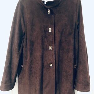 Ultra suede chocolate Jacket, XL